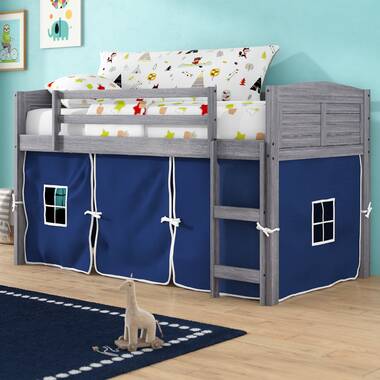 Glyndon twin deals low loft bed